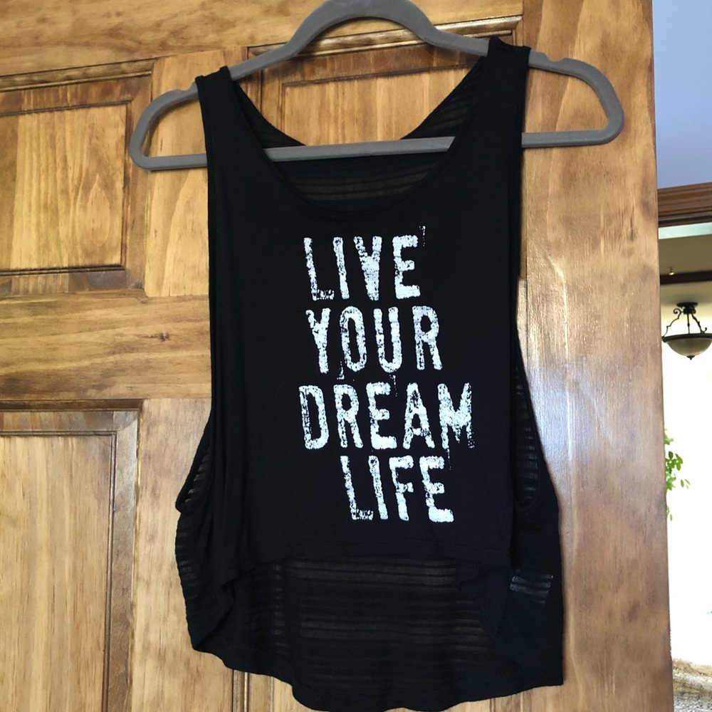 High low graphic tee shirt